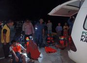 Aparat Polsek Pagimana Evakuasi Kapal Tenggelam di Perairan Tinalapu