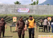 Sambut HUT ke-79 Bhayangkara, Polres Touna Gelar Latihan Menembak