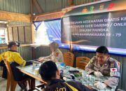 Sambut Hari Bhayangkara ke-79, Polres Touna Gelar Pemeriksaan Kesehatan Gratis