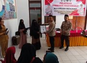 Satgas Madago Raya Gelar Pelatihan Menjahit di Kantor Disnakertrans Poso