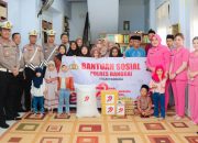 Sambut HUT Bhayangkara ke-79, Polres Banggai Berikan Bansos ke Panti Asuhan