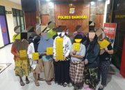 Polres Banggai Amankan 20 Warga Kasus Judi Remi Bingo-Bingo