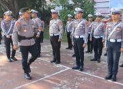 Kapolres Poso Pimpin Apel Gelar Pasukan Operasi Patuh Tinombala 2025.
