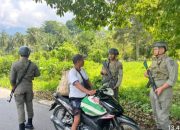 Satgas Madago Raya Razia Kendaraan di Wilayah Poso