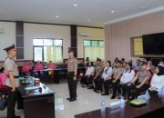 Kabag SDM Polres Banggai Pimpin Sidang BP4R Berikan Nasehat Perkawinan