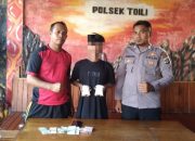 Polsek Toili Amankan Seorang Warga Luwuk Diduga Edarkan Pil THD