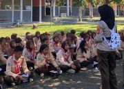 Polres Banggai Sosialisasikan Recruitment Saka Bhayangkara di SMAN 1 Bualemo