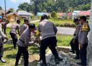 Pasca Gempa Guncang Poso, Gerak Cepat Polres Poso Berikan Bantuan Kemanusian