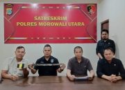 Polres Morut Amankan 12 Tersangka Pasca Bentrok Oknum Warga Bimor Jaya Dengan Keuno