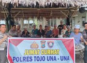 Polres Touna Gelar Program Jumat Curhat di Ponpes Miftahul Khoir