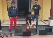 Polsek Bunta Tangkap Pelaku Pencuri 9 Laptop Milik SMAN 3 Bunta