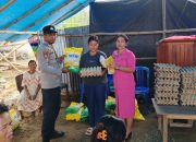 Polsek Nuhon Gelar Program Minggu Kasih Berikan Sembako kepada Jemaat Gereja Koinonia