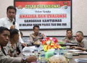 Kapolres Touna Pimpin GO, Evaluasi Tugas Personelnya