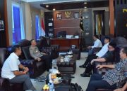 Kapolda Sambut Baik Kunjungan Silaturahmi Kakanwil BPN Sulteng