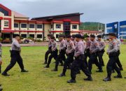 Satuan Samapta Polres Banggai Latihan Dalmas, Meningkatkan Kesiapsiagaan Personel