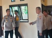 Kapolres Touna Tinjau Pembangunan Asrama dan Rumah Dinas Kapolsek Ulubongka