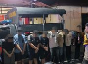 Aparat Polsek Luwuk Amankan 11 Muda-Mudi Sedang Asik Pesta Miras