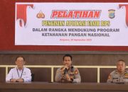 Polres Touna Bersama BPS Gelar Pelatihan Aplikasi FASIH Dukung Ketahanan Pangan Nasional