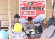 Polres Touna Gelar Pengobatan Gratis Bagi Petani Jagung