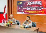 Kabidhumas Polda Sulteng Sosialisasikan Penerapan Program SIIP