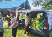 Polres Touna Bersama Bulog Poso Gelar Pasar Murah