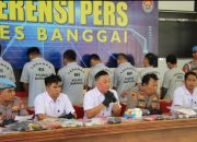 Polres Banggai Ungkap Kasus Narkoba Hadirkan 26 Tersangka