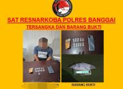 Polisi Tangkap Seorang Pria Warga Luwuk Narkoba 