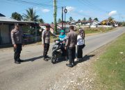 Aparat Polsek Batui Gelar Imbangan Ops Zebra Tinombala 2025, Kedepankan Teguran Humanis