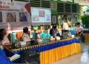 Polres Banggai bersama Mahasiswa Untika Luwuk Sosialisasikan Bahaya Narkoba Kepada Warga