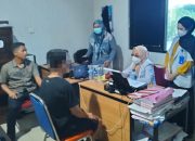 Polres Banggai Bersama BNNK Touna Lakukan Asesment Terpadu Kepada Tersangka Narkotika