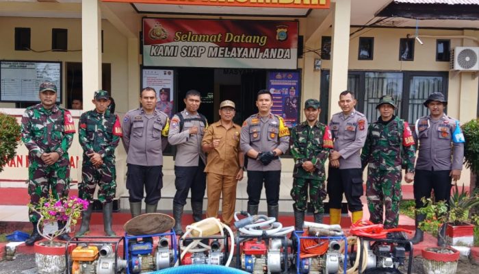 Aparat Gabungan Polsek Kasimbar Tertibkan PETI di Desa Posona